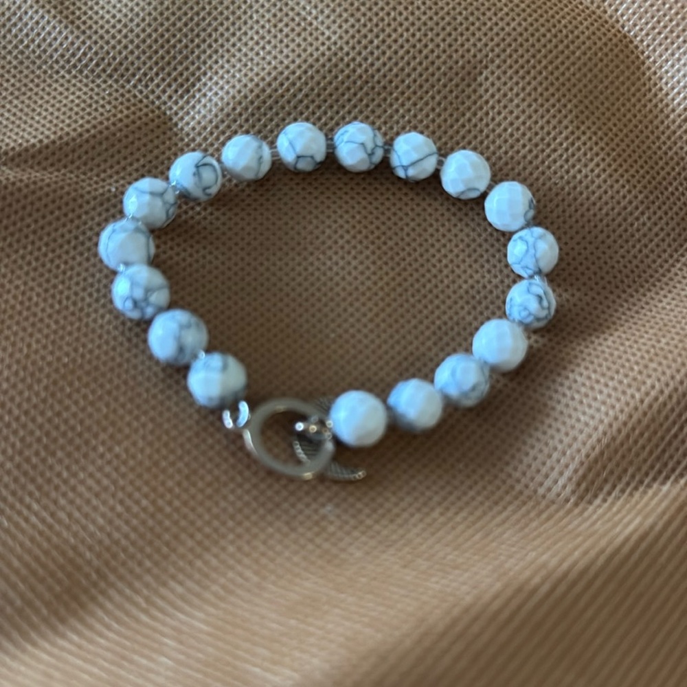 Stretch bracelet with toggle closure by Tiny Devotions